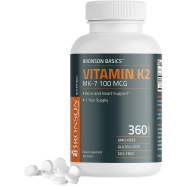 Bronson Vitamin K2 MK-7 100 MCG - 360 Count -337316126 image