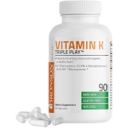 Bronson Vitamin K Triple Play Supplement - 90 Capsules -326041752 image