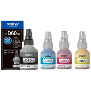Brother Ink D60 BK / 5000 C/Y/M Set Original image
