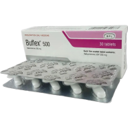 Buflex 500 mg Tablet 10's Strip image