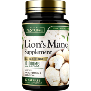 Built by Nature Lions Mane 10000mg Extra Strength-60 Capsules image
