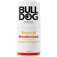 Bulldog Natural Lemon and Bergamot Deodorant 75ml image