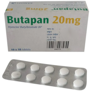 Butapan 20mg Tablet 10's Strip image