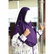 Glam Touch Butterfly - One Loop Ready Hijab image