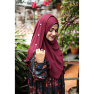 Glam Touch Butterfly - One Loop Ready Hijab image