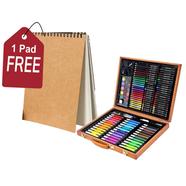 Buy 1 Art Painting Set Wooden Box 150 Get 1 Handmade Drwaing Pad Free image