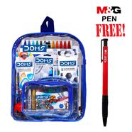 Buy 1 DOMS Smart Kit Full Bundle Value Pack With Transparent Zipper Bag Get 1 M and G Pen Free image