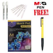 Buy 1 Keep Smiling Sketch Combo Set 8 Piecs Get 1 M and G Pen Free image