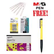 Buy 1 The Sketch Combo Set Get 1 M and G Pen Free image