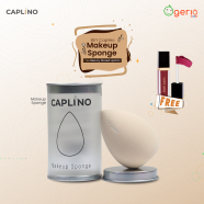 Buy Caplino Makeup Sponge Get Free Beauty Glazed Lipstick - Ash image