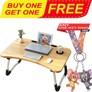 Buy Compact Foldable Laptop Bed Desk – Multi-Function and Portable (Any Print) With Tom and Jerry Random Key Ring (Any One) FREE icon