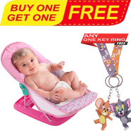 Buy Deluxe Baby Bather Shower Bath Tub - (fdm_zitx_c882) With Tom and Jerry Random Key Ring (Any One) FREE image