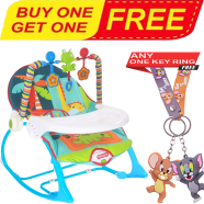 Buy Infant To Toddler 2 In 1 Rocker With Tom and Jerry Random Key Ring (Any One) FREE image