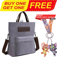 Buy New 2 Poket Tote Bag Rendom Digain With Tom and Jerry Random Key Ring (Any One) FREE image
