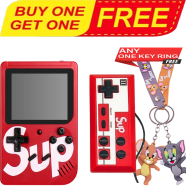 Buy SUP Double Controller Game Console With Tom and Jerry Random Key Ring (Any One) FREE image