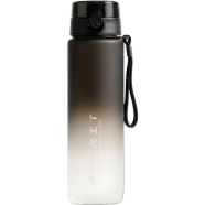 Buy Spirit Motivational Sports Water Bottle Black White 650ml (Get One Pokemon Keyring FREE) image