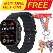 Buy T800 Ultra 2 Smart Watch With Tom and Jerry Random Key Ring (Any One) FREE image