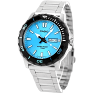 CASIO MTD-125D-2A3VDF Diver-Look Silver Men's Watch image