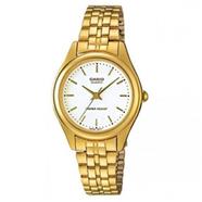 CASIO Quartz Gold Plated Stainless Steel Ladies Watch image
