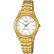 CASIO Quartz Gold Plated Stainless Steel Ladies Watch - LTP-1129N-7ARDF
