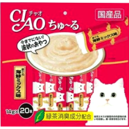 CIAO Churu Creamy Cat Treat - White Meat Tuna 20x14g | Cat Snacks image