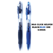 CLICK GELPEN BLACK/BLUE 0.5mm 2Pec image