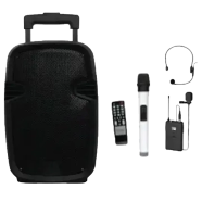 CMX TS-12 180W Portable PA System (1 Hand 1 Head Mic) image