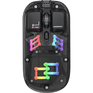 COTECi OF-026-WH Magic Crystal IV Wireless and Bluetooth Dual-Mode Mouse image