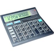 CT-512N 112 Steps Check Correct Calculator Metal Faceplate 12 Digit Desktop Business Calculator image