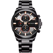 CURREN 8274 Silver Stainless Steel Analog Watch For Men image