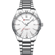 CURREN 8452 Luminous Stainless Steel Quartz Fashion Watch For Men image