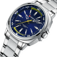 CURREN 8455 Luminous Stainless Steel Quartz Watch For Men image