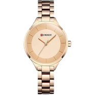 CURREN 9015 RoseGold Stainless Steel Analog Watch For Women - Royal Blue image