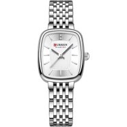 CURREN 9093 Fashion Simple Square Quartz Watch Casual Women Watch image