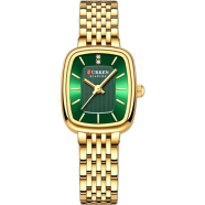CURREN 9093 Fashion Simple Square Quartz Watch Casual Women Watch image