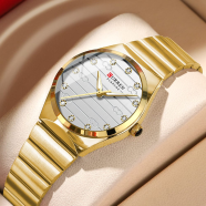 CURREN 9110 Young Luxury Ladies Watch Round Dial Stainless Steel image