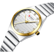 CURREN 9110 Young Luxury Ladies Watch Round Dial Stainless Steel image