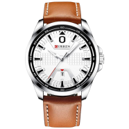 CURREN PU Leather Analog Watch for Men image