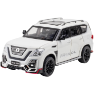 Nissan Patrol SUV Diecast Alloy Car Luxurious Simulation Toy image