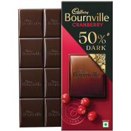 Cadbury Bournville Cranberry 50 Percent Dark Chocolate Bar 80gm image