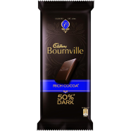 Cadbury Bournville Dark Chocolate Bar, Rich Cocoa, 80gm image