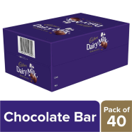 Cadbury Dairy Milk Chocolate 24 gm Bar 40 Pcs image