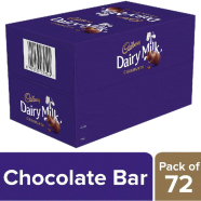 Cadbury Dairy Milk Chocolate Bar (Pack Of 72Pcs) image