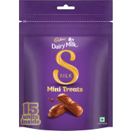 Cadbury dairy milk silk Mini treats chocolates 15pcs 135gm image