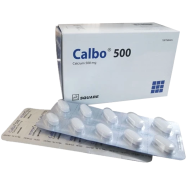 Calbo 500 mg Tablet 10's Strip icon