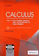 Calculus Vol 1: One-Variable Calculus with An Introduction to Linear Algebra image