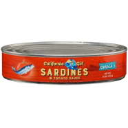California Girl Sardines In Spicy Tomato Sauce Can 425 gm - 153700334 icon