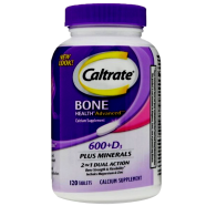 Caltrate 600mg D With Minerals - 120 Tablets image