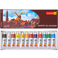 Camel Artist Oil Colours Paint (12 Colour Box)-9 ml image