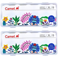 Camel Fabrica Acrylic And Fabric Ultra Color for multi surface painting 10 Shades-15ml image